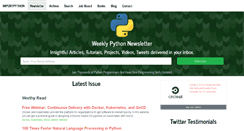 Desktop Screenshot of importpython.com